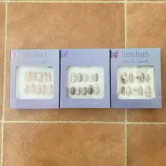 【最終値下】ネイルチップセット XSサイズ 3つ まとめ売り