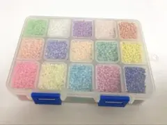 PandaHall シードビーズ 2mm ビーズ手芸19500個 15色