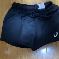 ASICS バレーボールパンツ L 黒　女子用