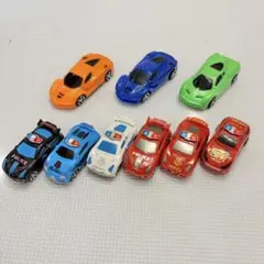 ミニカー 9台セット パトカー スポーツカー　まとめ売りのサムネイル