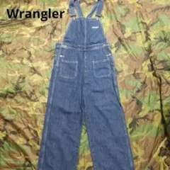 ラングラー デニムオーバーオール ローバック レインボーロゴ
