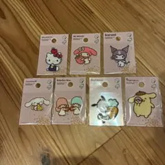 キャンドゥ　サンリオ　キャラクターワッペン　ワッペン　７点　セット　コンプリート