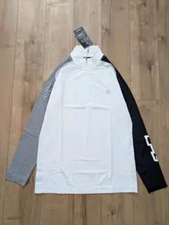 【新品】CPG GOLF／ ハーフジップ ストレッチ 長袖 ポロシャツ