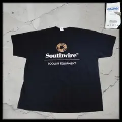 サウスワイヤー 企業ロゴ Tシャツ 2XL 黒 ギルダン 企業モノ ワークのサムネイル