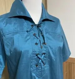 日本製　半袖　チュニックシャツ