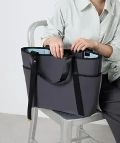 【訳あり】PAPILLONNER パピヨネ WETダブルポケットトートバッグ