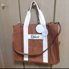 クロエ　キャンバストート　ストラップつきのサムネイル