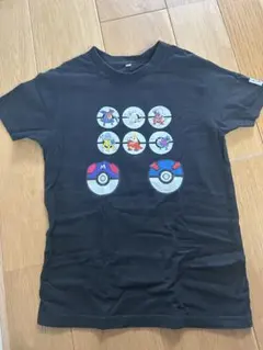 ポケモンデザインラボ　Tシャツサイズ140 黒