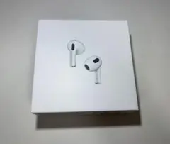 AirPods3本体 ホワイト ワイヤレス充電【左耳ジャンク】