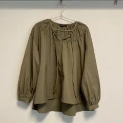 2025AW✨ネストローブ シアーコットンリネンケープブラウス 美品