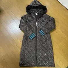 ★adidas★ブラウンダウンジャケットロング　レディース