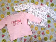 長袖下着 女の子 90 マイメロディ