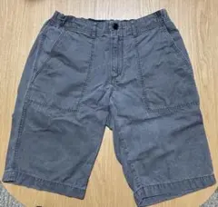 theory 麻混 ハーフパンツ ショートパンツ 30 ダークグレー リネンのサムネイル