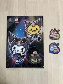 コジマ　クロミ　マイメロディ　コラボ　クリアファイル