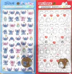 スティッチ・ベイマックス ボンボンドロップミニシールセット
