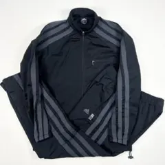 b1555 【adidas】00s　極太ライン　セットアップ　上下　ヴィンテージ
