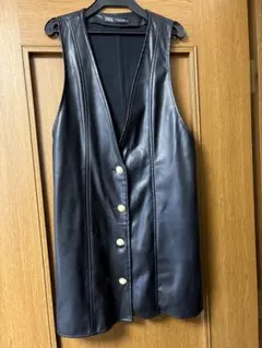 ZARA ロングジレ　ベスト