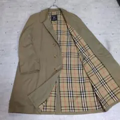 Burberry バーバリー ノバチェック ステンカラーコート 玉虫色 2XL