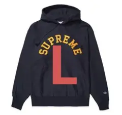 Supreme Champion Hooded Sweatshirt Navyのサムネイル