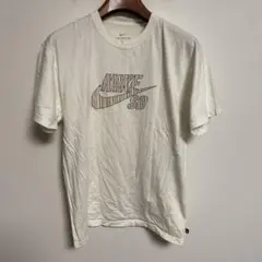 Nike THE NIKE TEE L クリーム ロゴプリントTシャツ L
