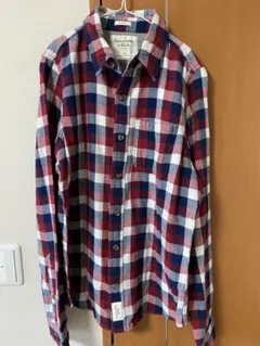 Abercrombie & Fitch 長袖ネルシャツ M
