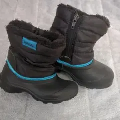 【16cm】イグニオ スノーブーツ 水色 雪遊び・防寒・キッズ