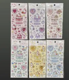 新作　サンリオ　キラキラジュエルシール