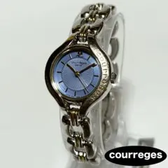 【新品電池】Courreges クォーツ コンビカラー レディース 時計 稼働のサムネイル