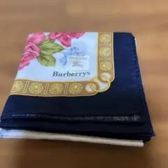 Burberrys フラワープリント ハンカチ