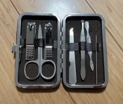 爪切り7点セット チェック柄ケース