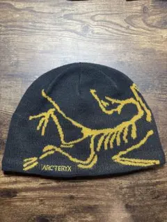 ARC'TERYX ニット帽 ブラック/イエロー