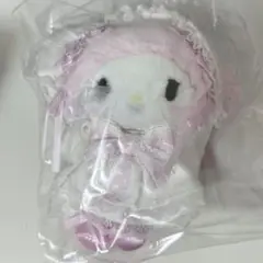 【新品未開封】 サンリオ 新作 ホワイトフリル マスコットホルダー マイメロ