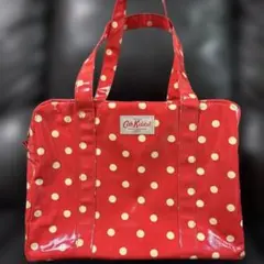 Cath Kidstonドット柄スクエアトートバッグ