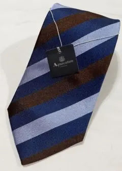 未使用 Aquascutum アクアスキュータム ネクタイ レジメンタル