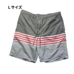 UNIQLOストライプデザインメンズショートパンツ Lサイズ
