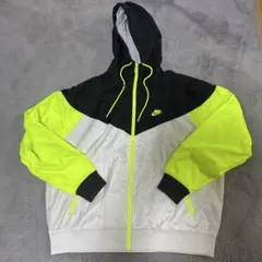 NIKE ナイキ ウィンドランナー ナイロンジャケット 蛍光 白黒