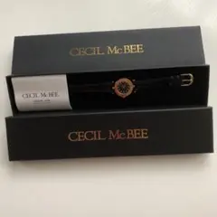 CECIL McBEE 腕時計 ブラック ゴールドのサムネイル