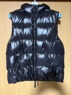 DUVETICA フード付きダウンベスト ブラック　Men's