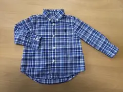 Ralph Lauren チェック柄長袖シャツ 18M