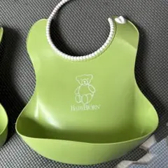BABYBJÖRN 緑色 エプロン 2枚セット