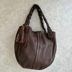 genten ラストリコ 2way レザー ショルダーバッグ 丸型 ミニポーチ付 genten ラストリコ 2way レザー ショルダーバッグ 丸型 ミニポーチ付