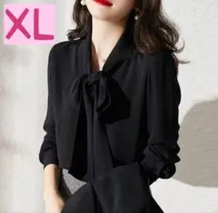 オフィスカジュアル ブラウス フォーマル ボウタイ XL 就活 面接 入学式