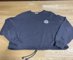 COLZA ダークグレー クロップドスウェット M