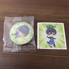 潔世一　くら寿司　缶バッジ　ステッカー