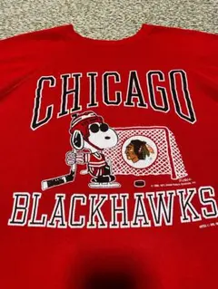 ★好プリント‼️神サイズ★80s USA製 ARTEX スヌーピー 赤 L‼️