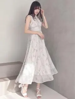 最終値下げ】エムミーエメ フルールミストスパイラルロングワンピース