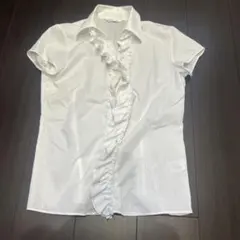 239MINTON HOUSE フリル付きシャツ 13R ホワイト