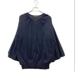 【約8万円】drawerコットンシルク フレアスリーブカーディガンのサムネイル