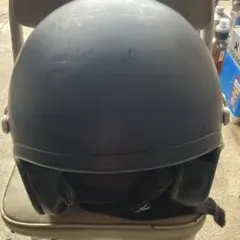 バイク用 ジェットヘルメット マットブラック　ogk ビンテージのサムネイル