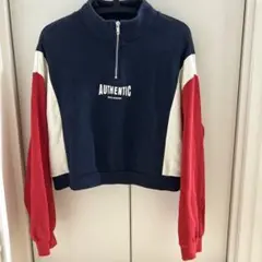 H&M AUTHENTIC ハーフジップ トレーナー